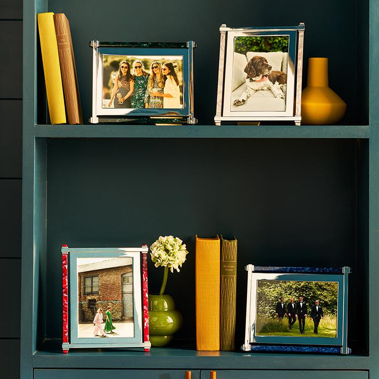 Emerald & Silver Acrylic Photo Frame
