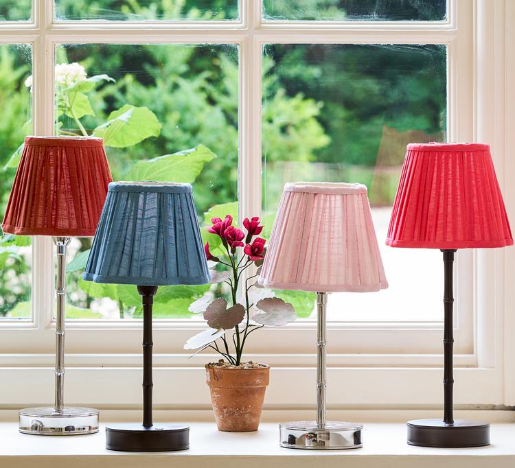 Scallop Lampshade Pink 16cm