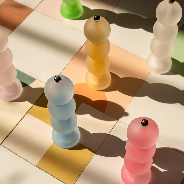 Pale Pink Frosty Bobbin Salt or Pepper Mill