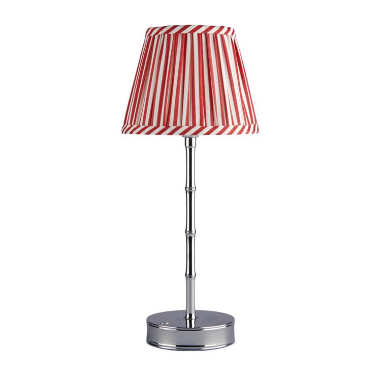Empire Lampshade Red Stripe 16cm