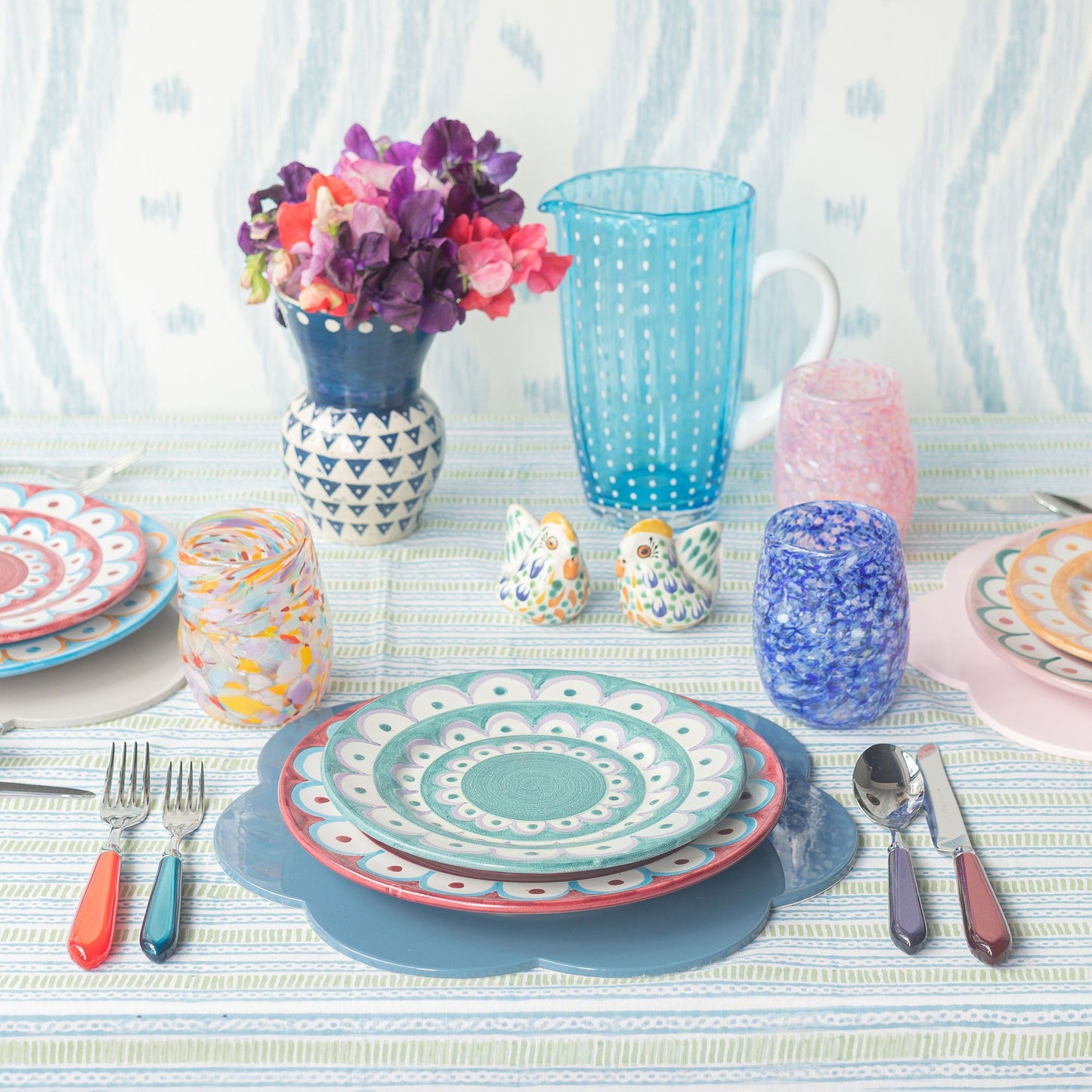 Denim Lacquer Placemats – Set of 4