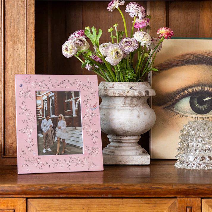 Chinoiserie Frame Pink