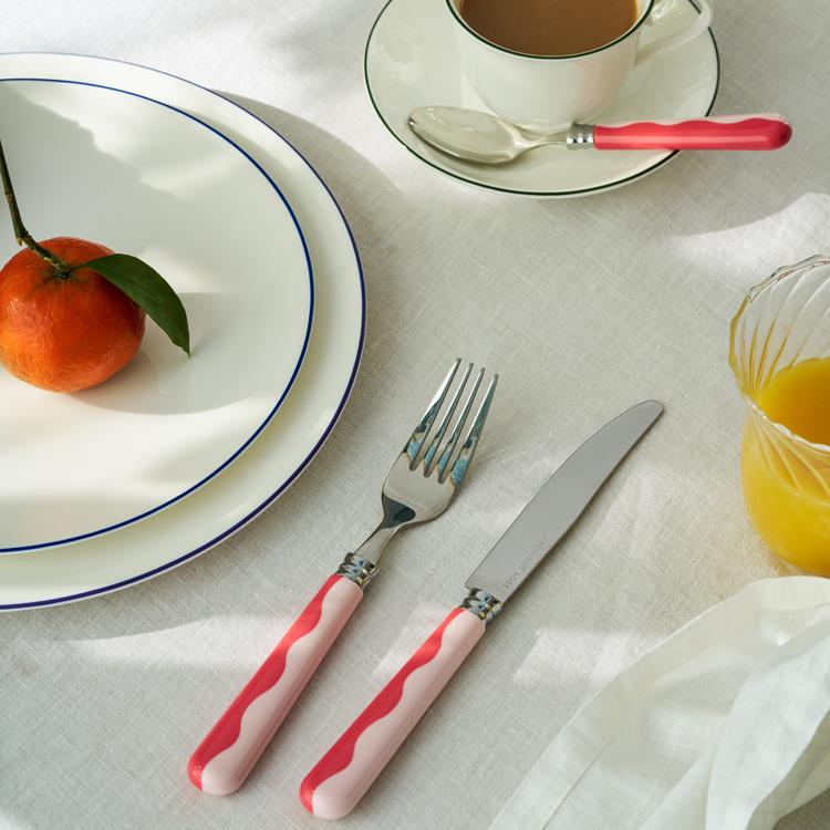Wave Cutlery - Watermelon & Pink (16‑Piece Set)