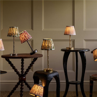 Ikat Empire Mauve & Cappuccino Lampshade - 16cm