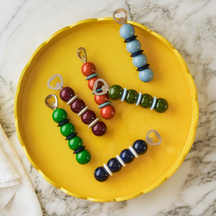 Cherry and Cappuccino Bobbin Bottle Opener