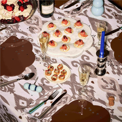 Chocolate Lacquer Placemats - Set of 4