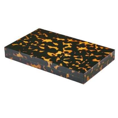 Lacquer Backgammon Set Tortoiseshell