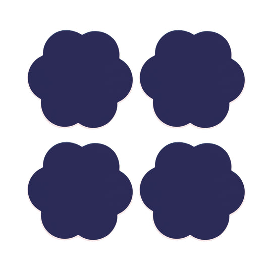 Navy Coasters – Set of 4