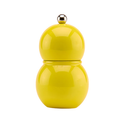 Yellow Lacquer Chubbie Salt & Pepper Mill