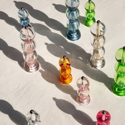 Blue Icy Bobbin Salt or Pepper Mill