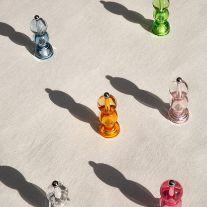 Amber Icy Mini Bob Salt or Pepper Mill