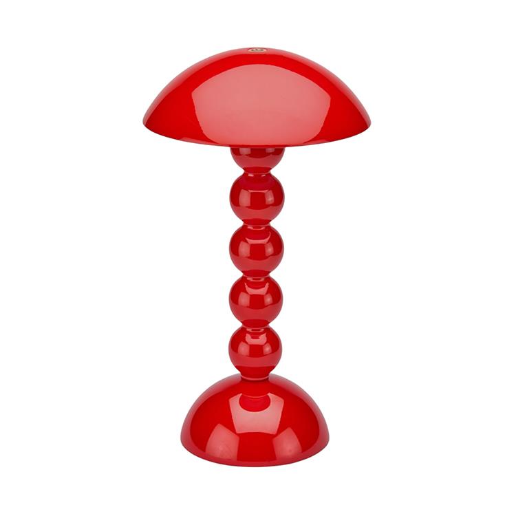 Bobbin Rechargeable LED Lamp Red 30cm Lacquer