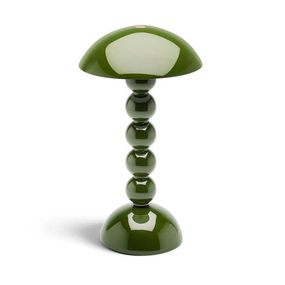 Khaki Lacquer Rechargeable Bobbin LED Lamp