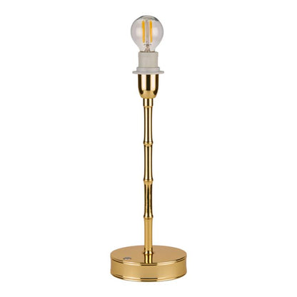 Bamboo Lamp Base Gold 30cm