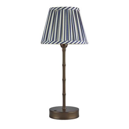 Bamboo Rechargeable Lamp Base Bronze 30cm