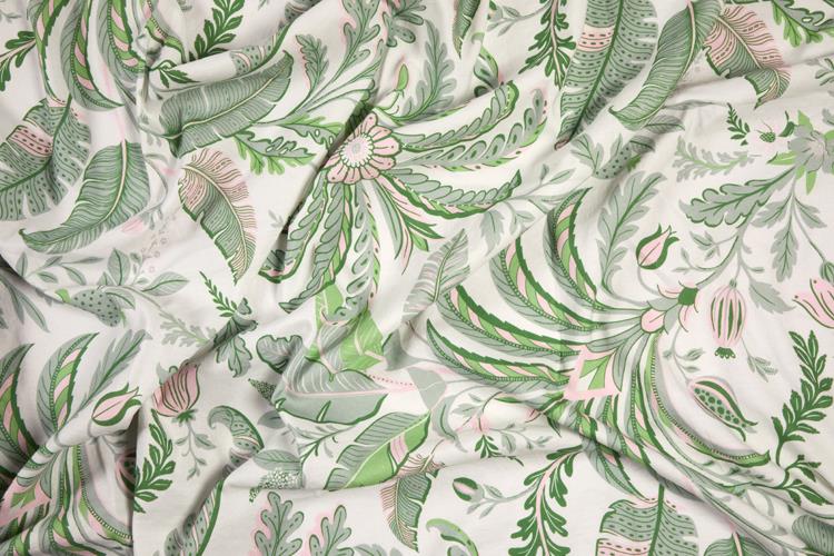 Palm Beach Green Linen Tablecloth