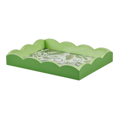 Palm Beach Green Lacquered Scallop Small Tray