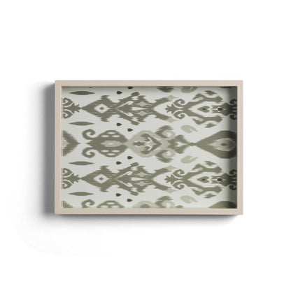 Ikat Small Mink & Cappuccino Two-Tone Tray