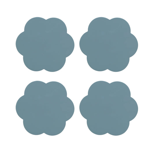 Chambray Blue Coasters – Set of 4