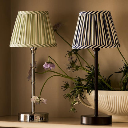 Empire Lampshade Sage Stripe 16cm