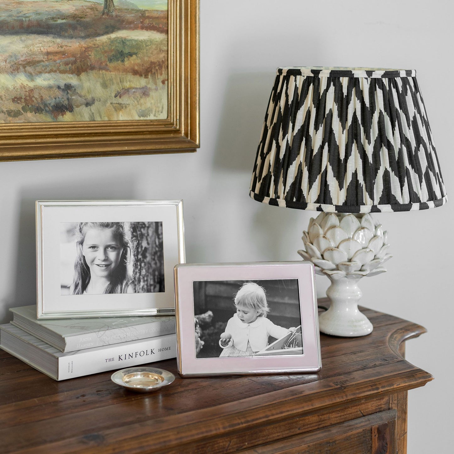 Silver Frame with mount