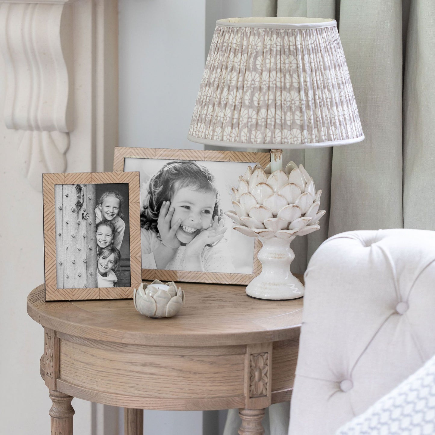 Carla Champagne Marquetry Frame