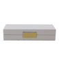 Chiffon Lacquer Box With Gold
