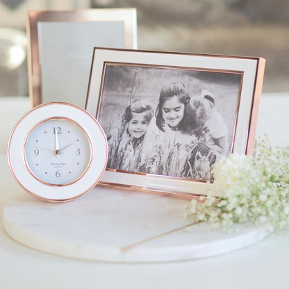 Rose Gold & White Alarm Clock - Clock - Addison Ross