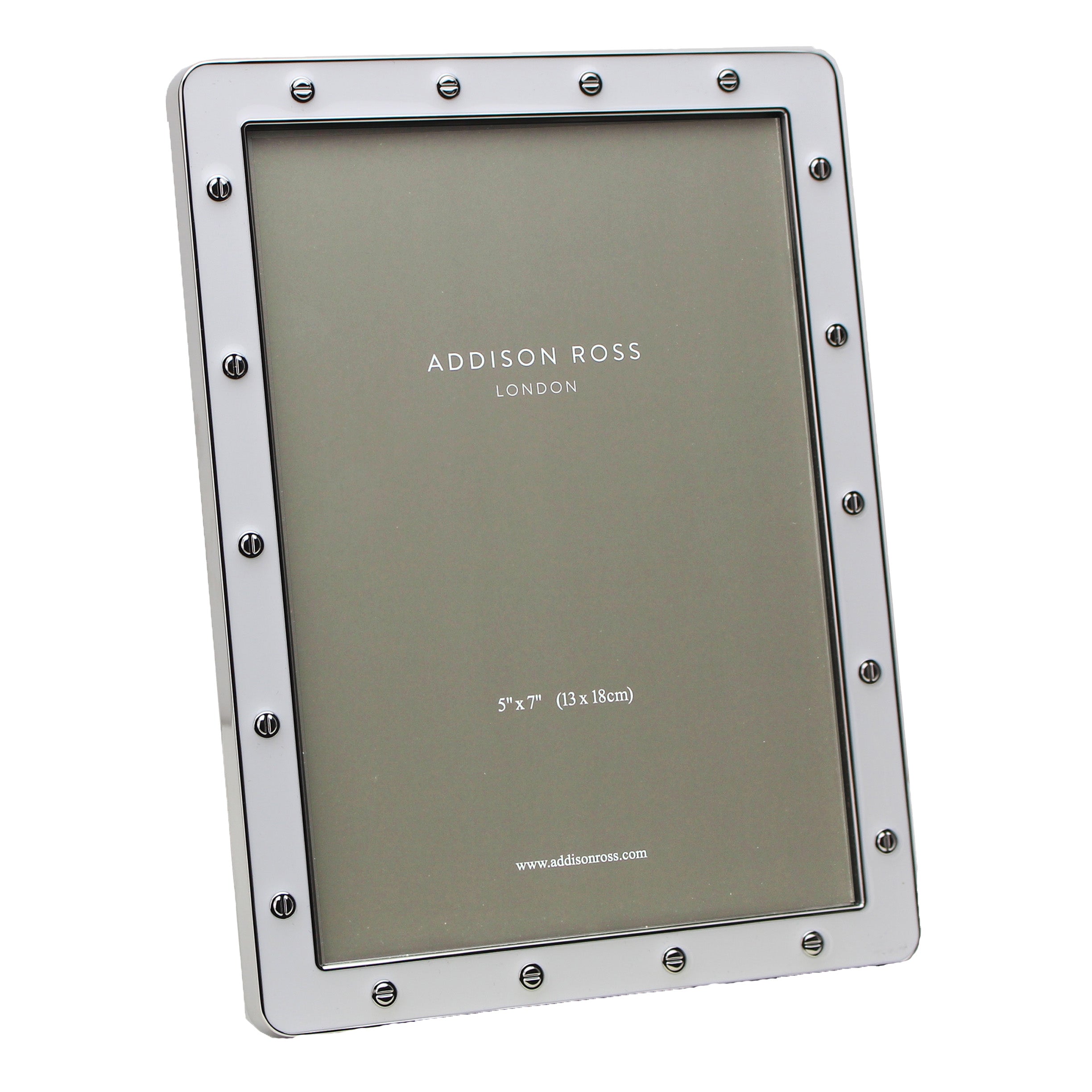 White Enamel & Silver Locket Frame – Addison Ross Trade UK
