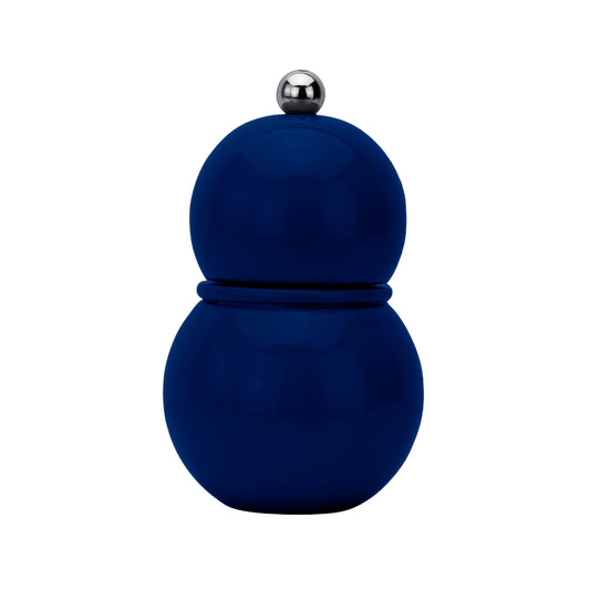 Navy Lacquer Chubby Salt & Pepper Mill