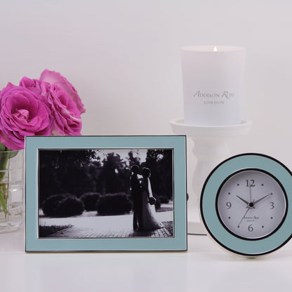 Light Blue Enamel & Silver Frame - Enamel Frames - Addison Ross