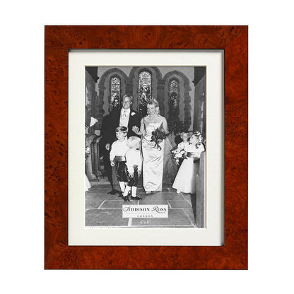 Walnut Poplar Photo Frame with Mount - Wood Frames - Addison Ross