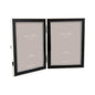 Black Enamel & Silver Double Frame - Enamel Frames - Addison Ross